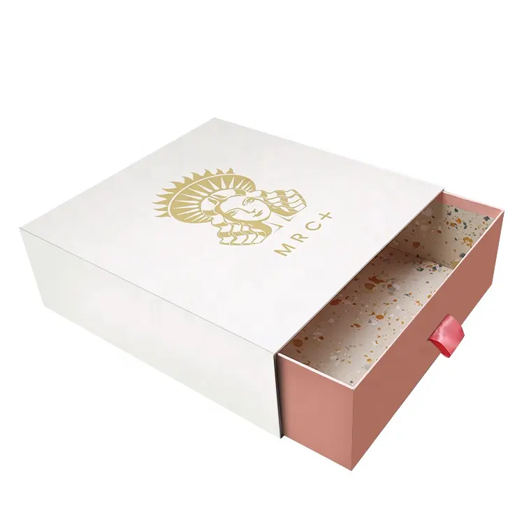 Custom ribbon packaging boxes for luxury gift packaging