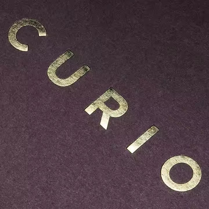 Gold foil stamping for custom packaging box