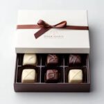 Custom Ribbon-Tied Bow Gift Boxes for Chocolate Packaging