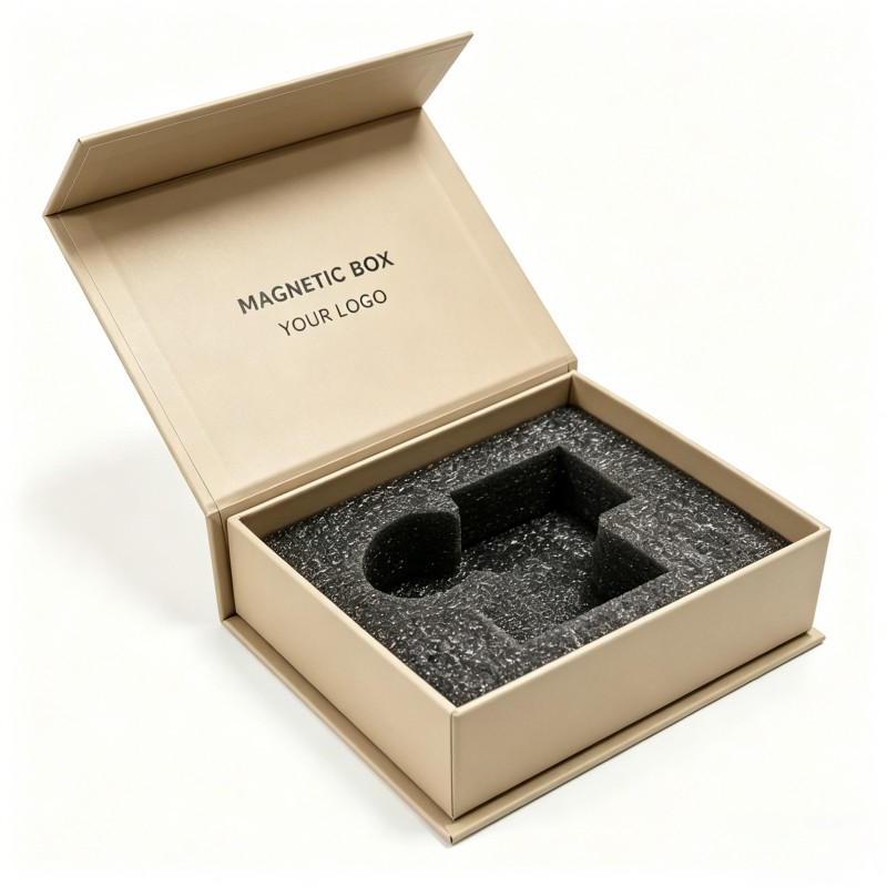 Packaging boxes with foam insert are used to protect the products
