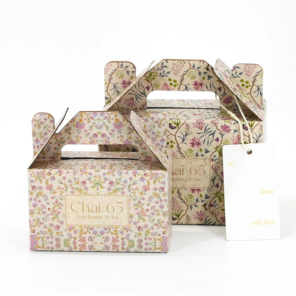 Custom Promotional Gift Packaging with a Carrying Handle