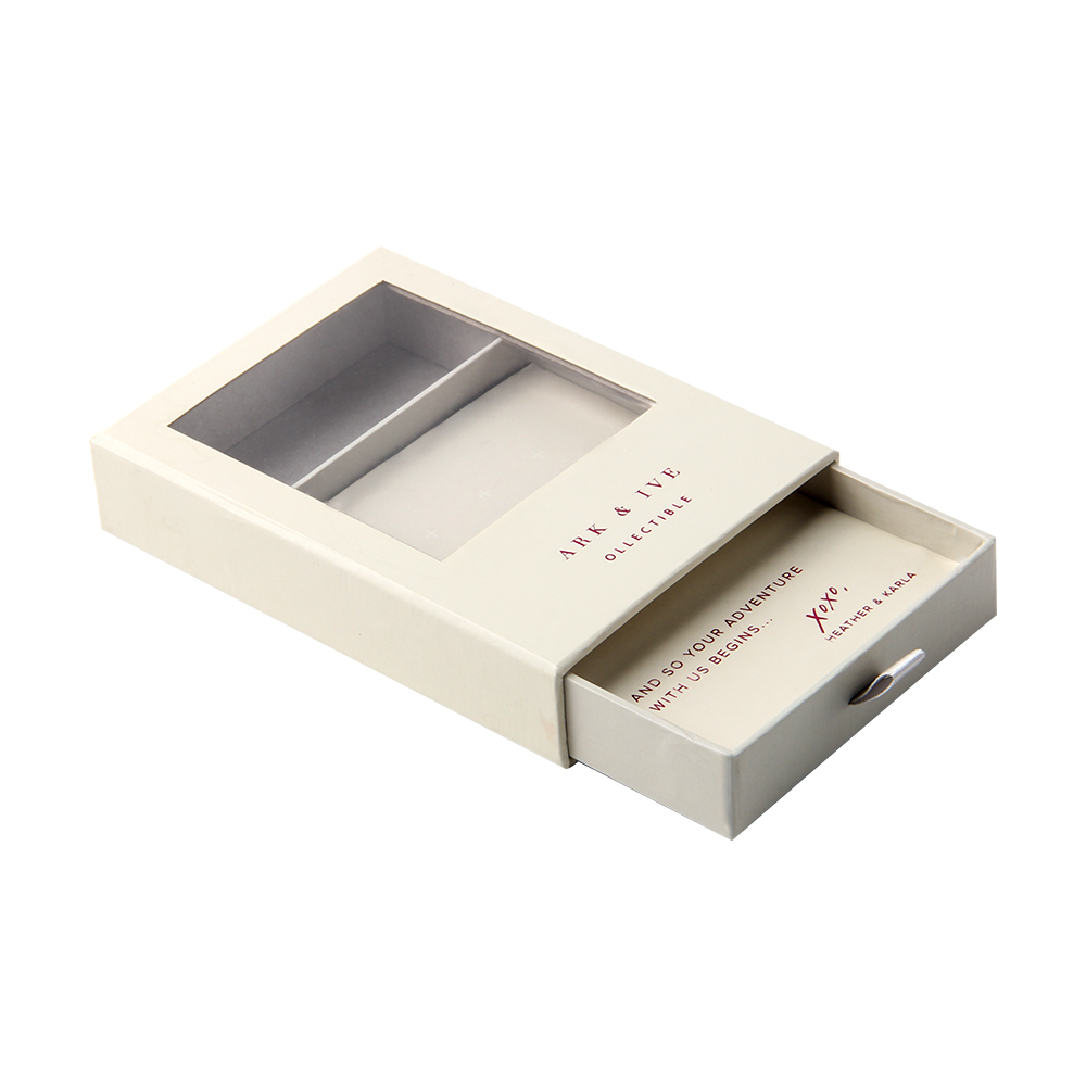 Custom rigid window packaging with logo