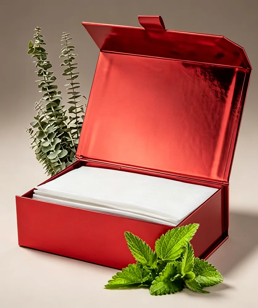 Custom metallic paperboard gift boxes manufacturer