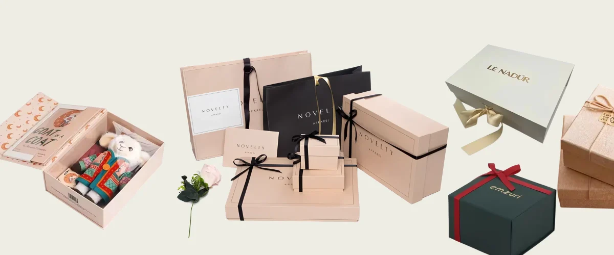 OEM custom gift packaging boxes supplier